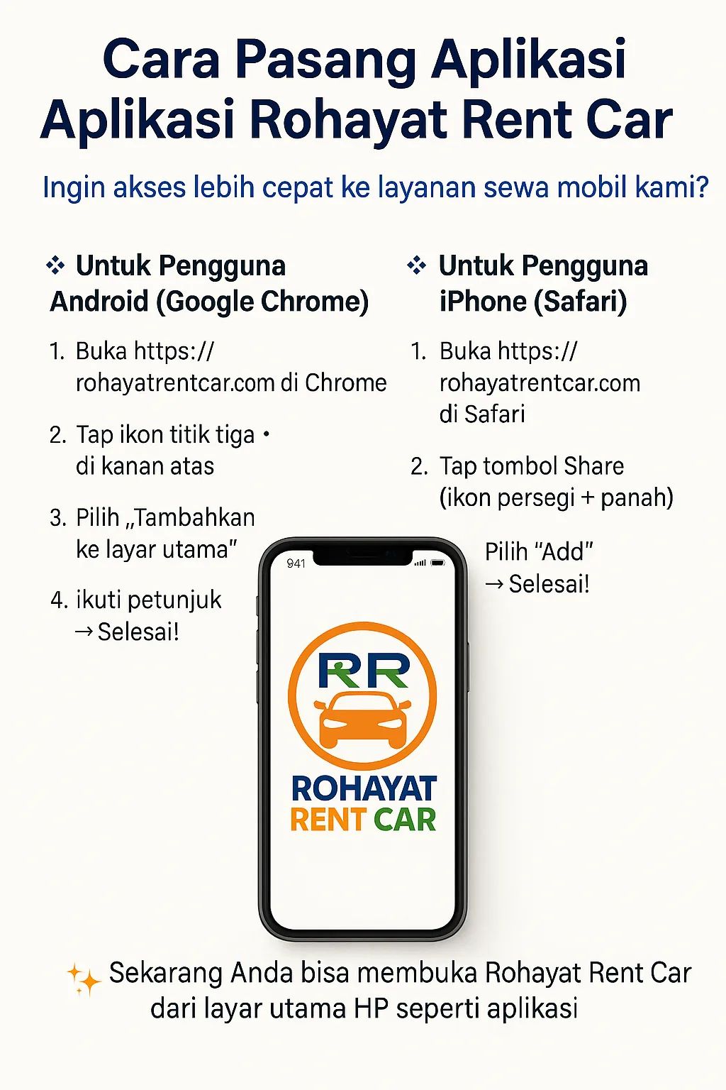 Rental Mobil Jakarta - Rohayat Rent Car Pusat Rental Elf Jakarta dan Rental Hiace Jakarta